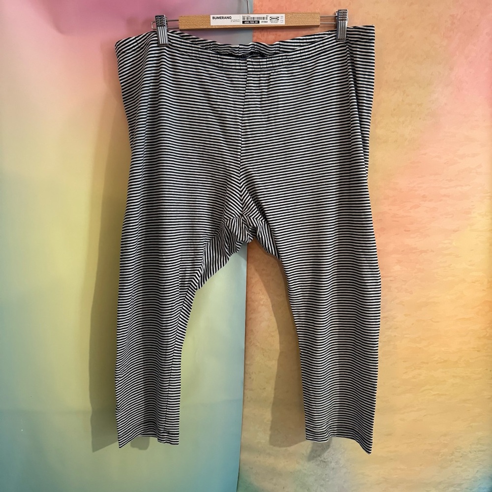 Old Navy Black and White Striped Kids Bottoms